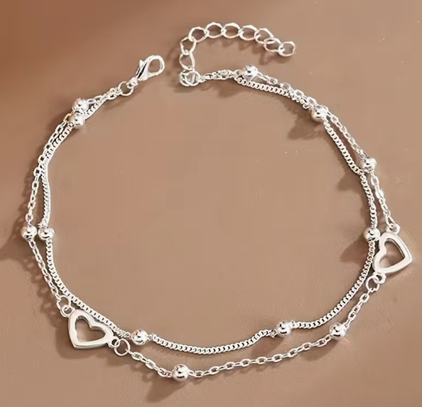 Arzel Jewellers™ | Layered Heart Bracelet