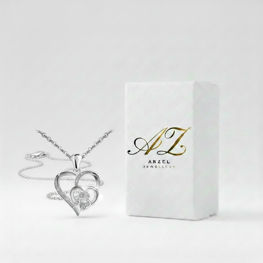 Pawfect Love Necklace with Arzel Box