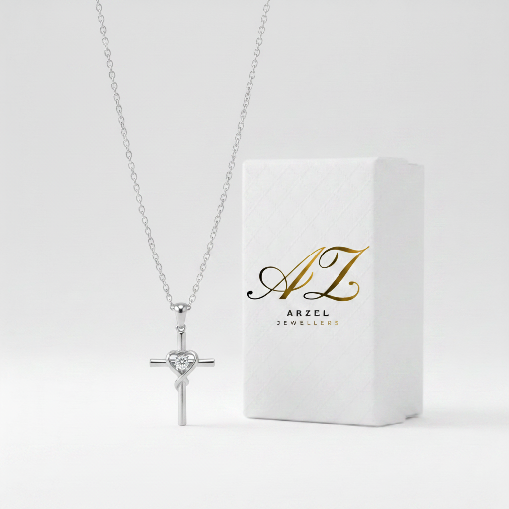 Sacred Heart Necklace Switched with Arzel Box